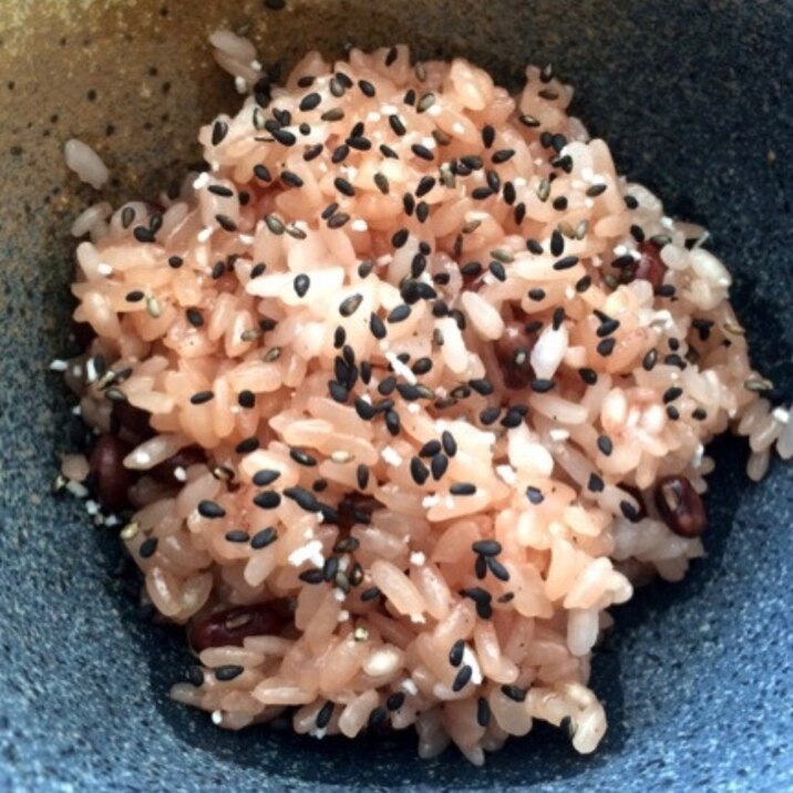 圧力鍋で作る簡単お赤飯☆１時間で出来上がり！